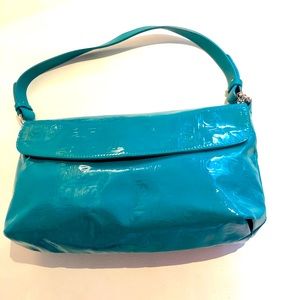 ❌ SOLD Authentic Embossed Patent Leather Hand Bag